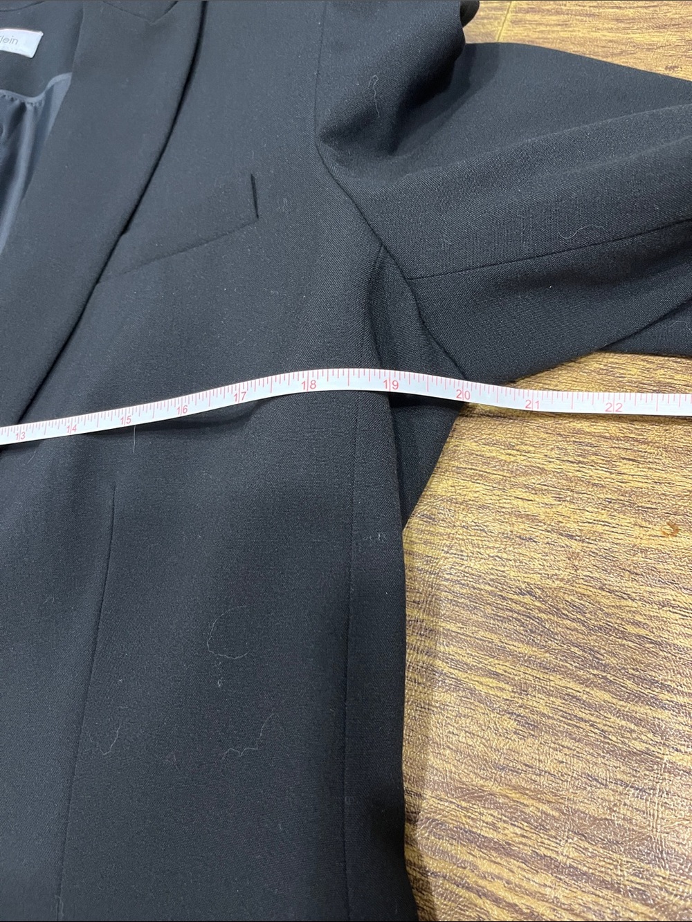 Calvin Klein Black Women's Single-Button Blazer pant suit - Picture 3 of 10